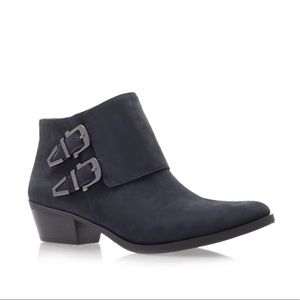 Vince Camuto Blue Suede Ankle Boot